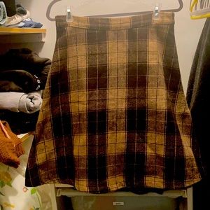Cute plaid skirt